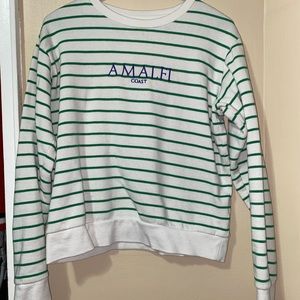 Amalfi Coast Striped Crewneck